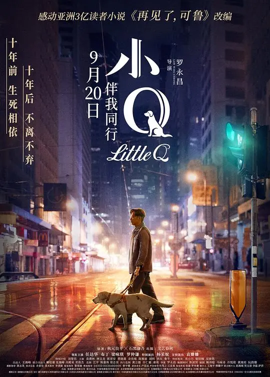 《小Q(粤语版)》：催泪预警！导盲犬与主人的温情守护，粤语原声更添感动！